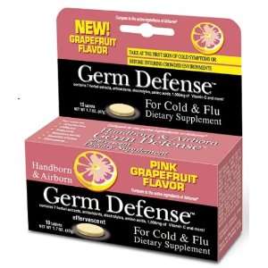   Defense Effervescent Dietary Supplement, Pink Grapefruit, 10 Tablets