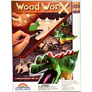  Wood Worx Tyrannosaurus Rex Kit Toys & Games