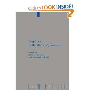  Prophecy in the Book of Jeremiah (Beihefte Zur Zeitschrift 