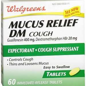   Mucus Relief Dm Tablets, 60 ea Health 