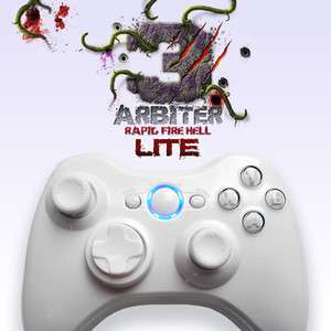 Arbiter 3 LiTE Rapid Fire Hell Xbox 360 Wireless Controller (White 