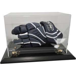  Hockey Player Glove Display Case, Black   St. Louis Blues 
