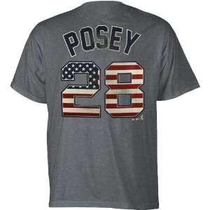   Giants Buster Posey Red White & Blue T Shirt