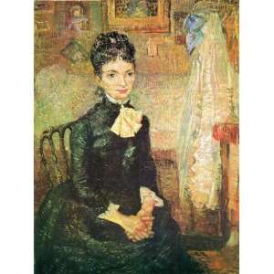  Frau neben einer Wiege sitzend by Van Gogh canvas art 