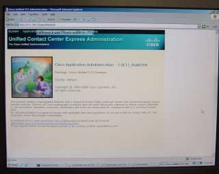 Cisco CCIE CUCM UCCX Contact Center Express 7 Server  