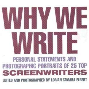  Why We Write Personal Statements and Photographic 