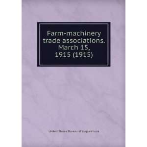  Farm machinery trade associations. March 15, 1915 (1915 