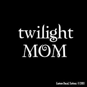 Twilight Mom Car Window Decal Sticker White 6