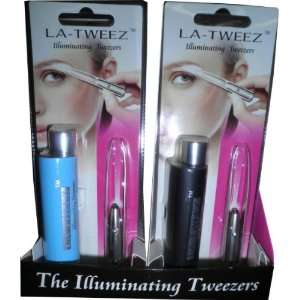  Illuminating Tweezer with Case and Mirror Case Pack 12 