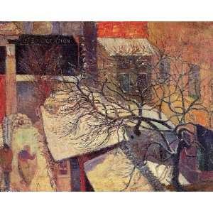     Paul Gauguin   24 x 20 inches   Paris in the Snow