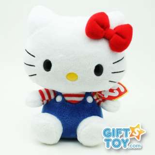 Ty Beanie Baby Red bow 6 Hello Kitty Plush Toy (Original)  