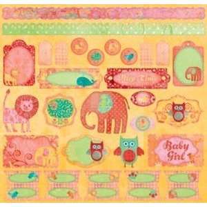  Boho Baby Girl Cardstock Stickers Arts, Crafts & Sewing