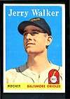 1959 Topps 144 Jerry Walker Baltimore Orioles Rookie Star  