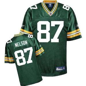 Jordy Nelson #87 Green Green Bay Packers Reebok NFL Premier All 