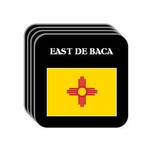 US State Flag   EAST DE BACA, New Mexico (NM) Set of 4 Mini Mousepad 