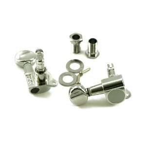  LOCKING TUNERS LEFT HAND CHROME Musical Instruments