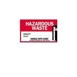 Hazardous Waste Labels [PRICE is per PACK]  Industrial 