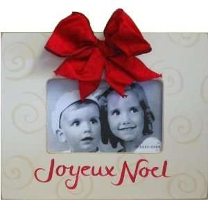  Rr   Joyeux Noel Picture Frame In Cream Baby