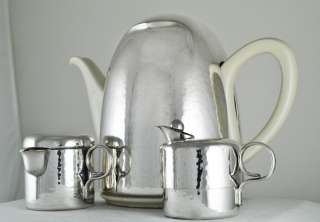 WMF Art Deco Tea Pot Set ARTS&CRAFTS Service Bauhaus Machine Age 