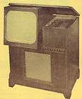 1950 emerson 608a tv television service manual repair 