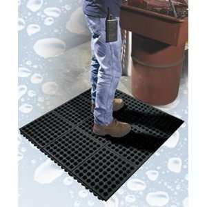 Work Safe SD w Grit Tuff   Grease Resistant Wet Area Safety Mat   3 x 