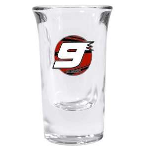  Set of 2 09 KASEY KAHNE Fluted Shot Glass   NASCAR NASCAR 