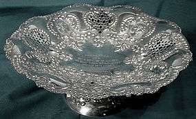 Mappin & Webb STERLING REPOUSSE COMPORT 1904   15 Oz  