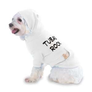  Tubas Rock Hooded (Hoody) T Shirt with pocket for your Dog 