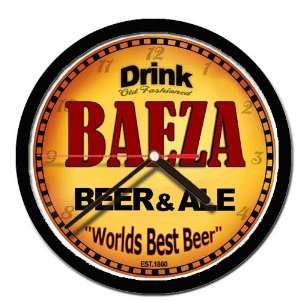  BAEZA beer and ale wall clock 