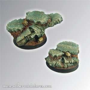    Round Bases Spartan Ruins   40 mm Round Bases Set #1 Toys & Games
