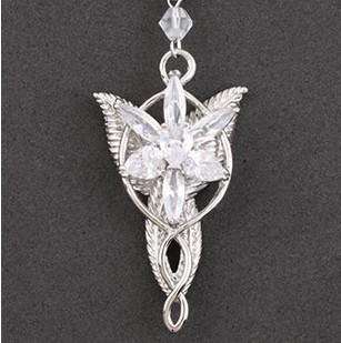   Lord of rings Arwen evenstar crystal chain necklace Pendant  
