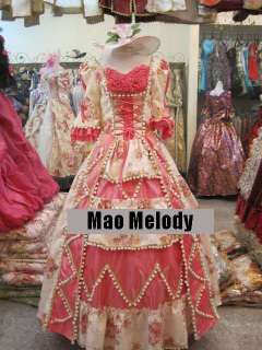 18th Century Dress Cosplay Costume Gown GT36FF  