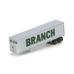    HO RTR 40 Exterior Post Trailer, Branch #1 (2) Toys & Games