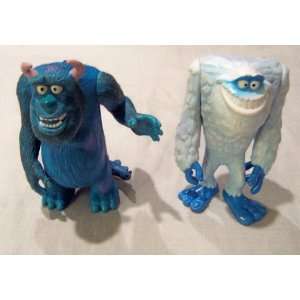  McDonalds Monsters Inc 5 PVC Toy Figures   Sully, Yeti 