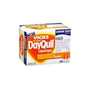  DayQuil Vicks Multi Symptom Cold/Flu Releif, 60ct Health 