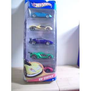  2011 Hot Wheels Exotic Cars 5 Pack 