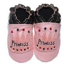 NEW Jack Lily Soft Leather Infant Crib Shoes PRINCESS  