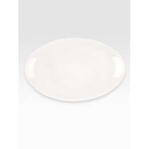  Donna Karan Matte and Shine Porcelain Platter/White