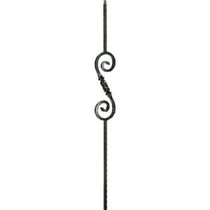 Solid Iron Balusters Mediterranean Hammered Edge Beehive Scroll   Oil 