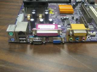 ECS EliteGroup K7SEM Rev 3 Socket 462 Motherboard w CPU   PCI/VGA/USB 