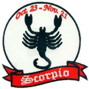  Scorpio Sign Patch 3 Patio, Lawn & Garden