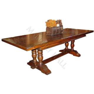 Spanish Extension Trestle Dining Table  Your Dreams Just Came True