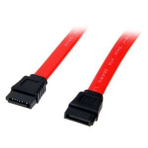  Red Sata2 to Sata2 Cable M/M   18 Inch Electronics