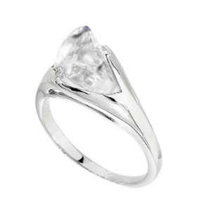  Stunning Silver Solitaire Engagement Ring Designed with 