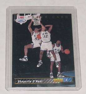 SHAQUILLE ONEAL 1992 93 UD 1b Trade Card RC MINT  