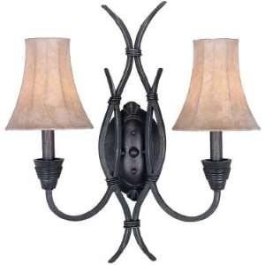  Bantry Antique Brown 2 Lites Wall Lamp