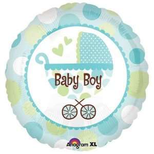  Baby Boy Buggy Foil Balloon 18 Toys & Games