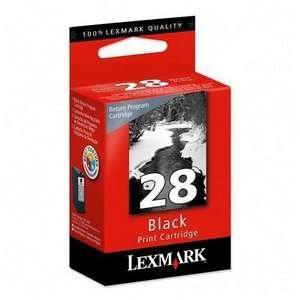  LEXMARK Ink Cartridge, Return Program #28 Black X2550, Z1300 