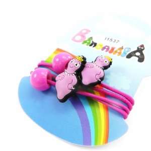  Pair of elastic Barbapapa purple. Jewelry