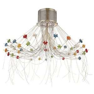  Colorful Star Shaped Glass Chandelier